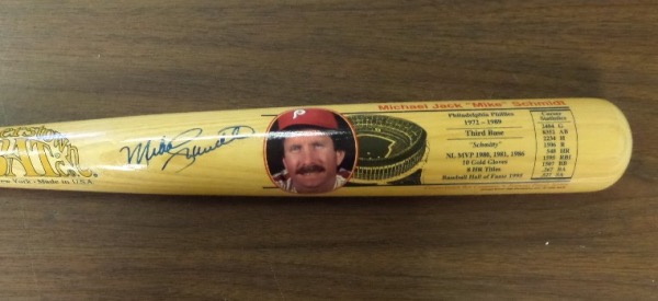 This mint Cooperstown Bat Company gem has all proper paperwork and documentation intact. It honors the HOF slugger nicely with decals, his image, and a beautiful blue sharpie autograph on the barrel. It is a 10 all over, and part of the popular, easily sold out Famous Players series. 