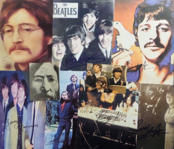 This amazing and truly one of a kind opportunity is perfect for collectors and dealers alike, and is comprised of NINE different photos of various sizes, each hand-signed by a different member of the Beatles!  Included are (4) different photos signed by Ringo Starr, (2) signed by John Lennon, (2) signed by Paul McCartney, and (1) by George Harrison.  Check out our attached photo to see all the possibilities!