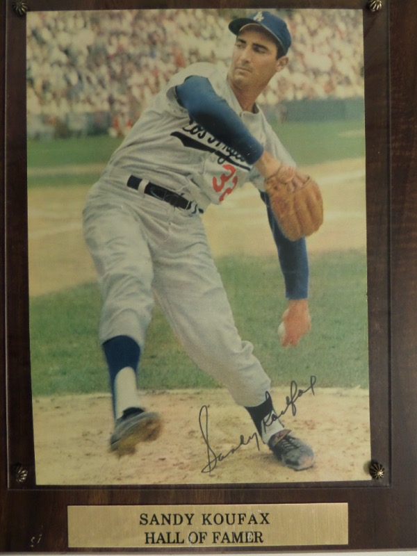 Coach's Corner - Sandy Koufax hand signed/inscribed Dodgers jersey!