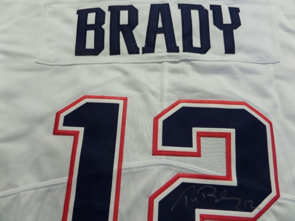 This mint white Pat's jersey is authentic-style with sewn on name & numbers and GORGEOUS.  It comes signed by Tom Terrific on the back in silver with his #12 included!  This might be it for Tom and i highly doubt he will do any shows after retirement so your chance to get it now. Retails into the low thousands easily and guaranteed authentic. 