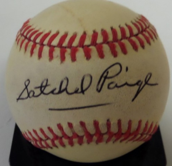 This cream colored ball is circa 1972, has Chub Feeney as the Commish, and comes black ink, sweet spot signed by the fireballing HOF pitcher. The ball is clean, a tad toned, and the signature is legible and an 8.5 we'll say. 