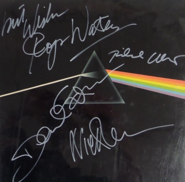 Coach S Corner Pink Floyd Band Signed Certified Dark Side Of The